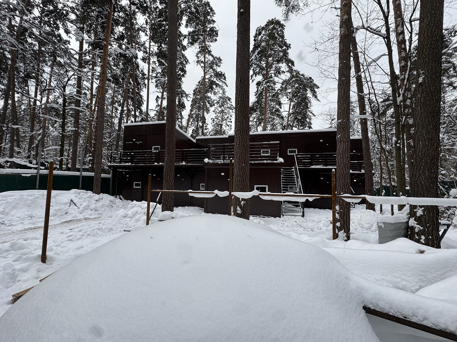 Складское помещение на базе 32 модулей "Звезда"